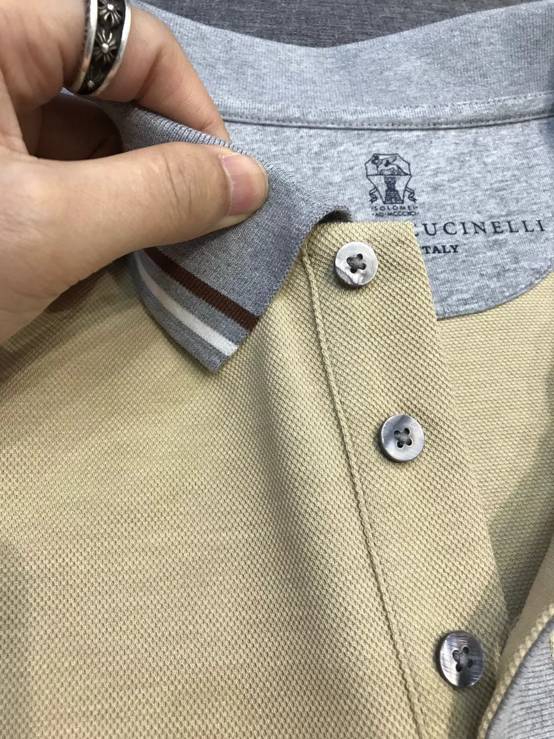 【新品】 -BC男士商务休闲撞色翻领长袖POLO衫，上海贸易公司货，100%纯正血统品质，26年春夏新品