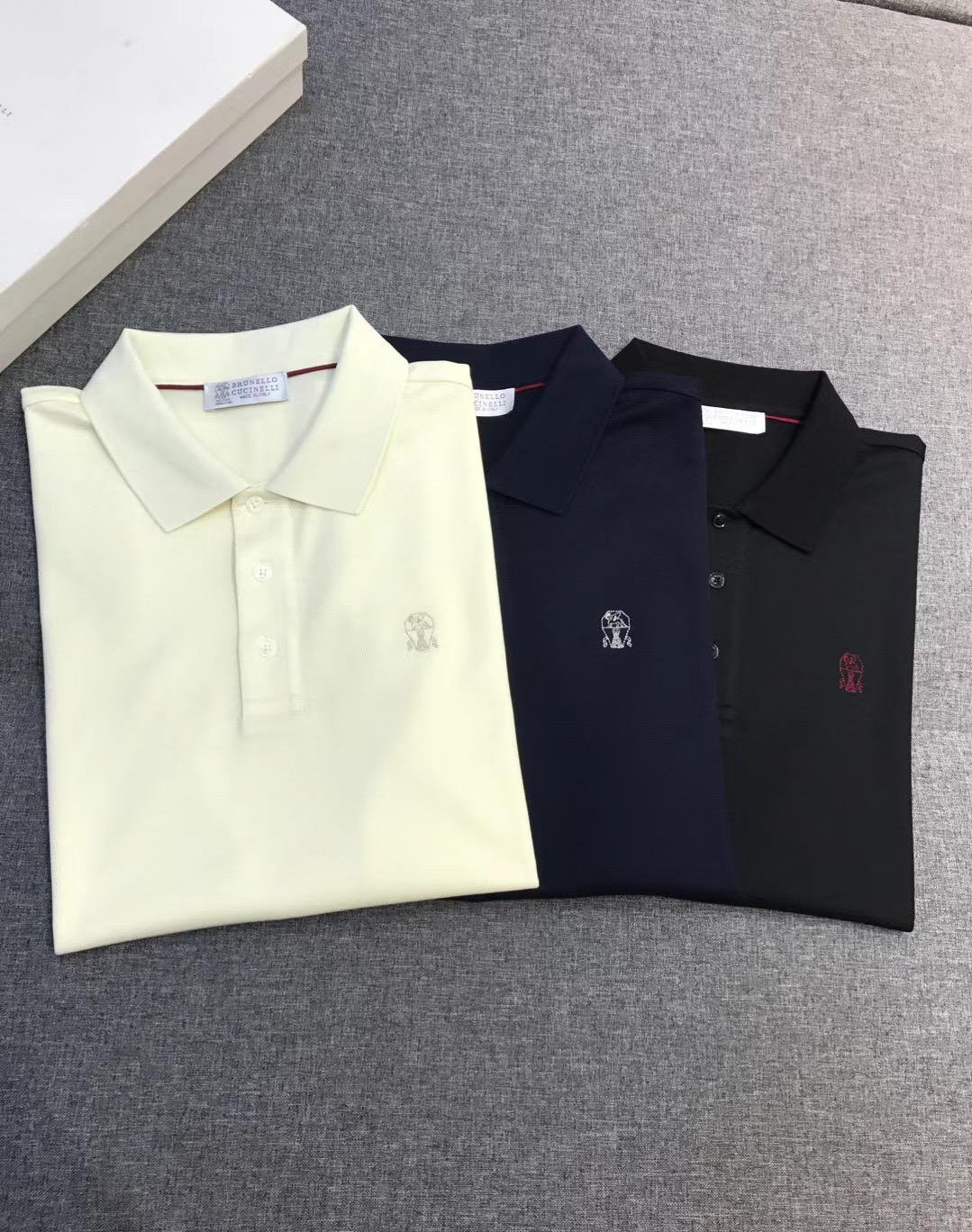 【新品】-BC家族男士商务休闲桑蚕丝混纺翻领POLO衫，上海贸易公司货，100%纯正血统品质，26年春夏