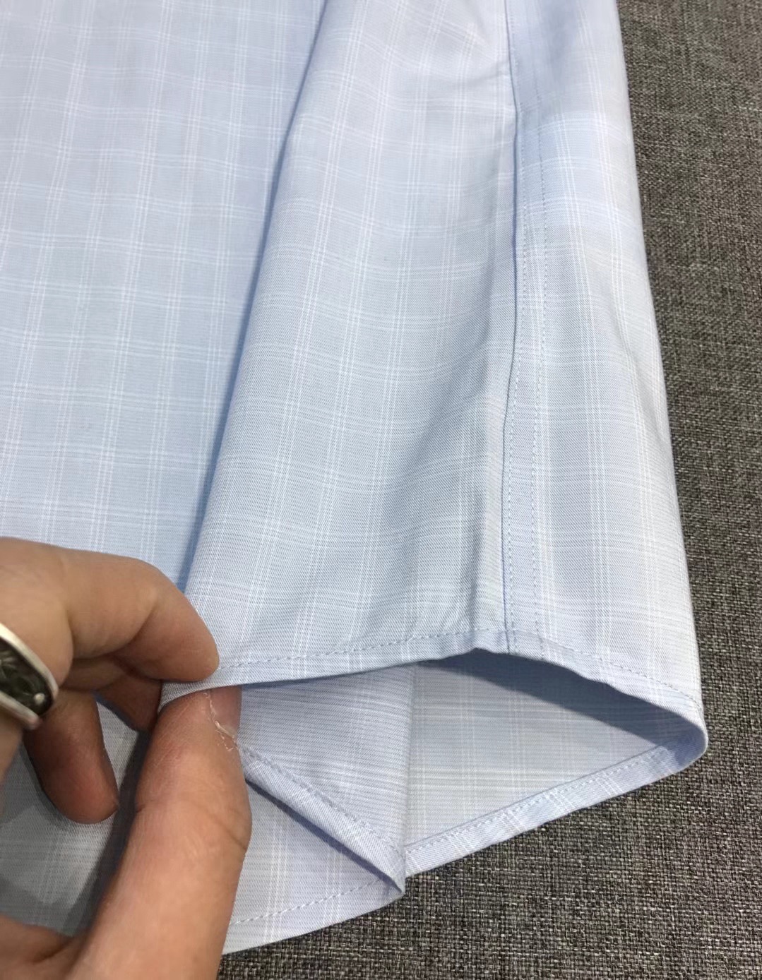 【新品】Gu家族男士高端时装款格纹长袖衬衫，香港洋行渠道货，26年早春新品，经典明星级单品，广告画册形象