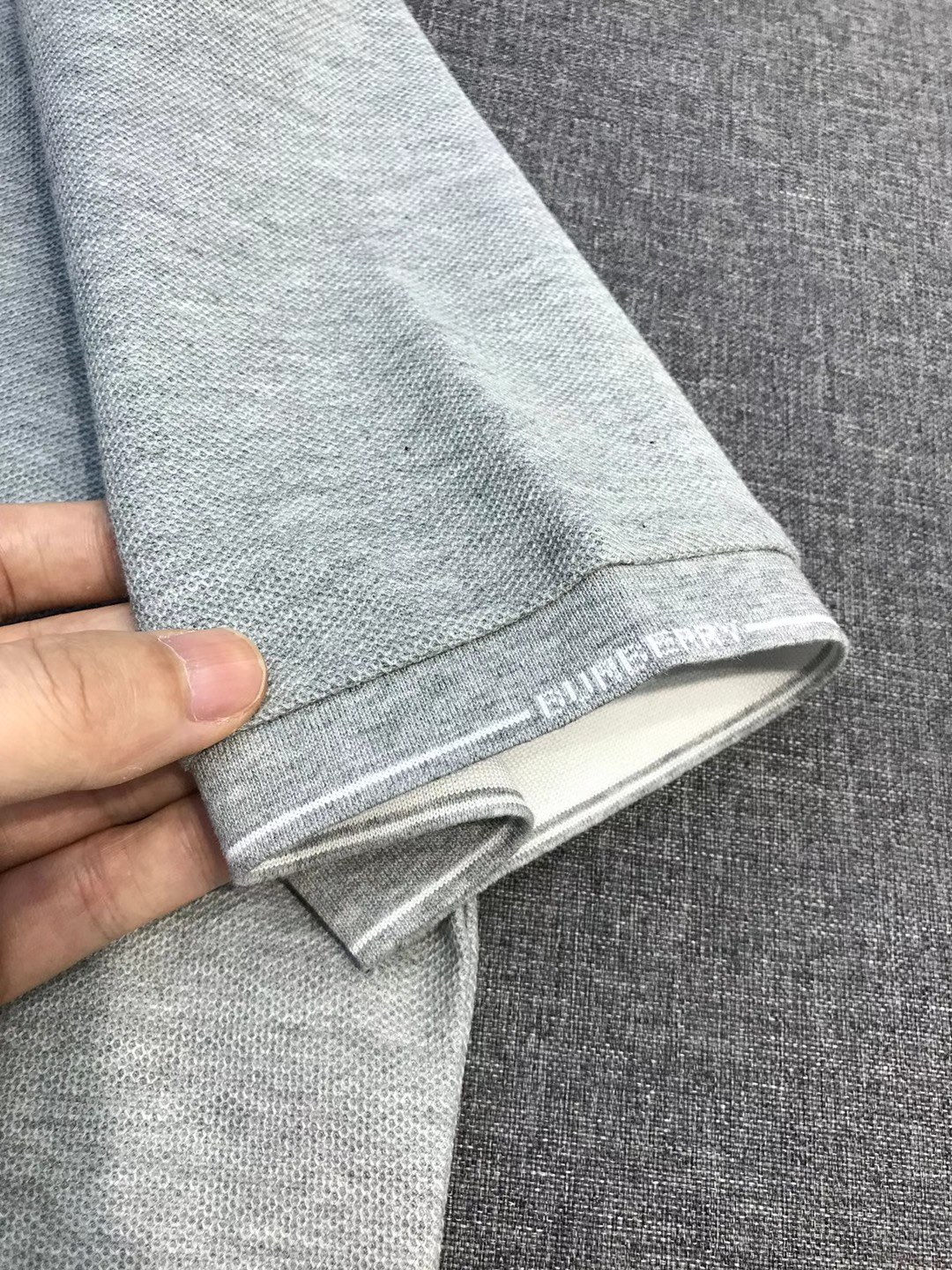 버버리 체크 패턴 남성용 반팔 폴로셔츠 139012 썸네일 이미지