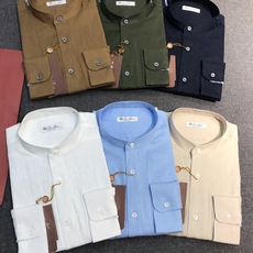 【新品】-Loro piana家族男士高端时装款老钱风纯亚麻长袖衬衫,贸易公司渠道臻品,系出名门,纯正血统品质,意大利原 【新品】-Loro piana家族男士高端时装款老钱风纯亚麻长袖衬衫,贸易公司渠道臻品,系出名门,纯正血统品质,意大利原
