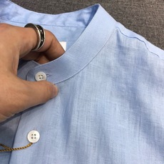 【新品】-Loro piana家族男士高端时装款老钱风纯亚麻长袖衬衫,贸易公司渠道臻品,系出名门,纯正血统品质,意大利原 【新品】-Loro piana家族男士高端时装款老钱风纯亚麻长袖衬衫,贸易公司渠道臻品,系出名门,纯正血统品质,意大利原