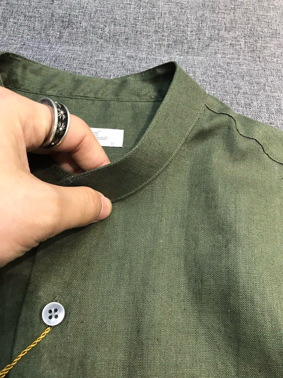 【新品-Loro piana家族男士高端时装款老钱风纯亚麻长袖衬衫,贸易公司渠道臻品,系出名门,纯正血统品质,意大利原产 【新品-Loro piana家族男士高端时装款老钱风纯亚麻长袖衬衫,贸易公司渠道臻品,系出名门,纯正血统品质,意大利原产