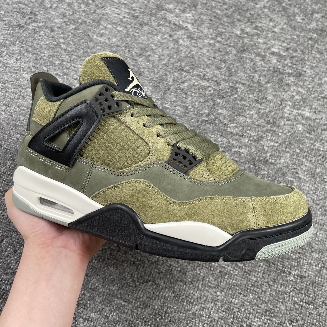 AJ4军绿色尺码:40-47福利特价