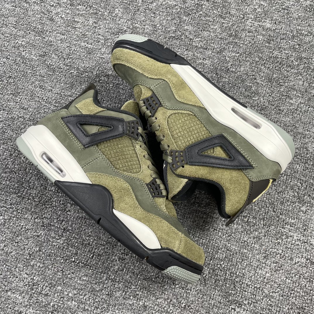 AJ4军绿色尺码:40-47福利特价