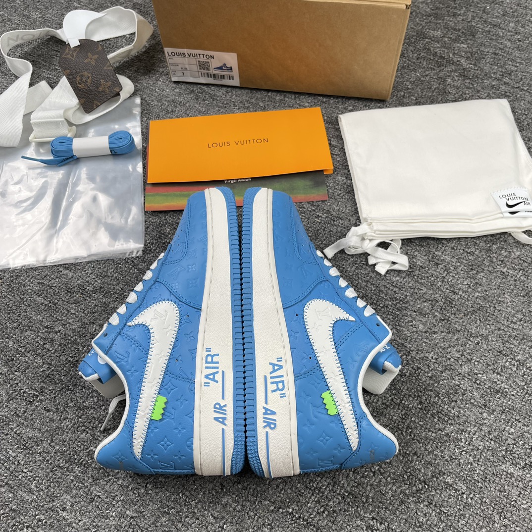 特价福利--顶级高奢福利蓝白配色市面独家顶级版本福利驴牌xNikeAirForce1Low空军重磅联名2