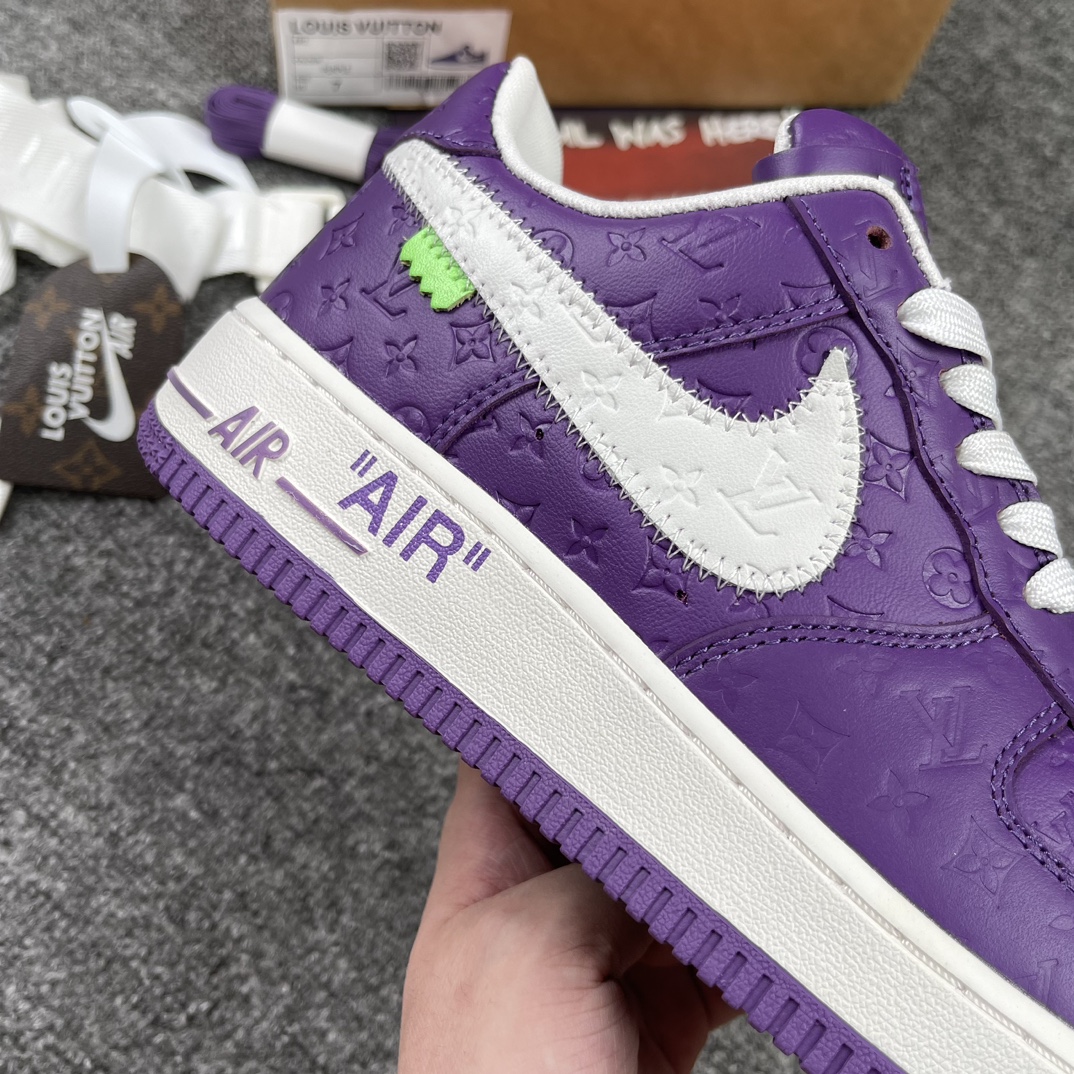 特价福利--顶级高奢福利紫白配色市面独家顶级版本福利驴牌xNikeAirForce1Low空军重磅联名2