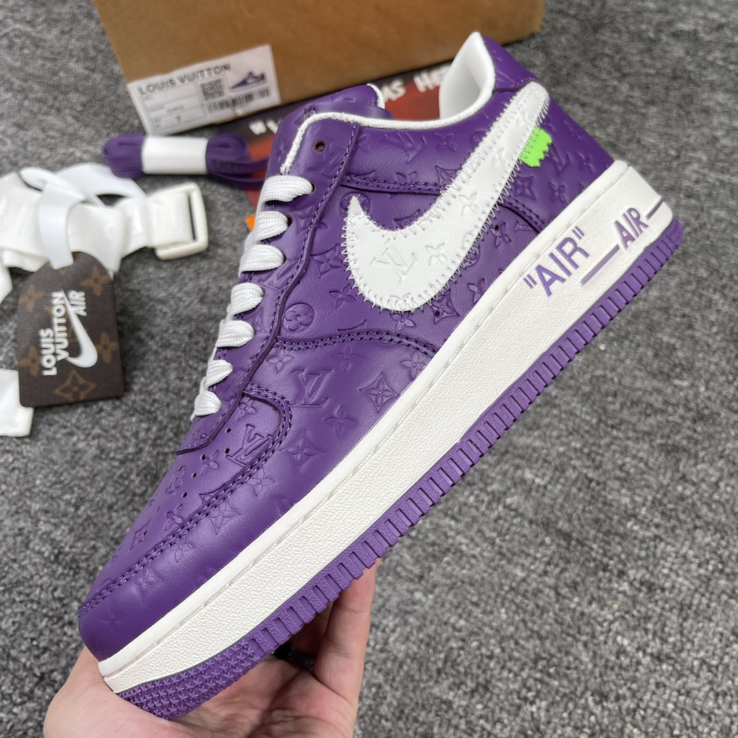 特价福利--顶级高奢福利紫白配色市面独家顶级版本福利驴牌xNikeAirForce1Low空军重磅联名2