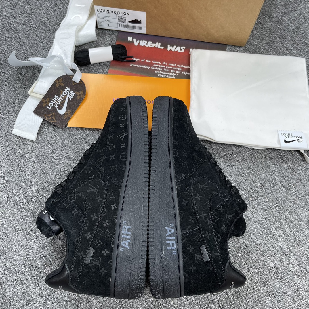 特价福利--顶级高奢福利全黑配色市面独家顶级版本福利驴牌xNikeAirForce1Low空军重磅联名2