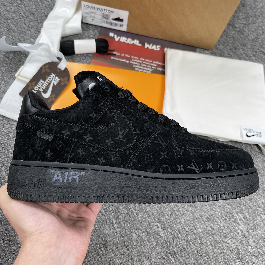 特价福利--顶级高奢福利全黑配色市面独家顶级版本福利驴牌xNikeAirForce1Low空军重磅联名2