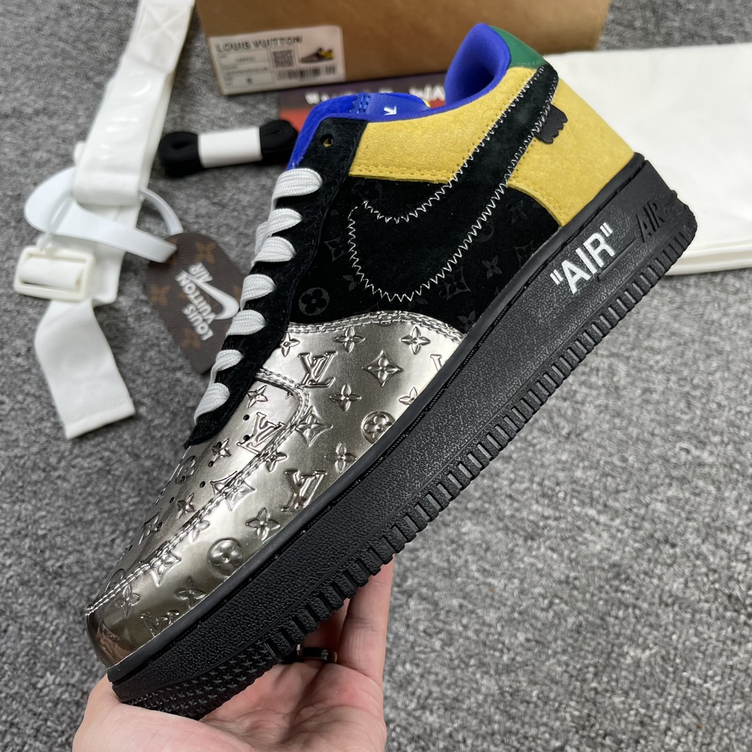 特价福利--顶级高奢福利黑银配色市面独家顶级版本福利驴牌xNikeAirForce1Low空军重磅联名2