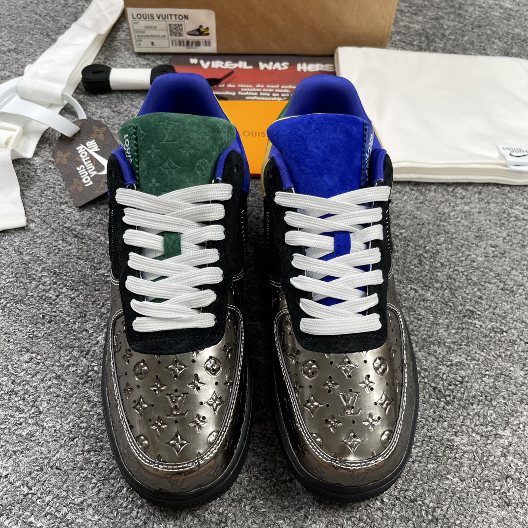 特价福利--顶级高奢福利黑银配色市面独家顶级版本福利驴牌xNikeAirForce1Low空军重磅联名2