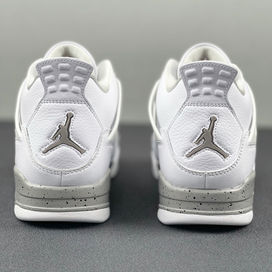 AJ4白奥利奥尺码:40.5-48.5纯原版-Airjordan4whiteoreoaj4白奥利奥灰白水