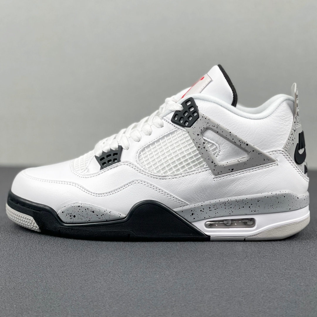 AJ4白水泥尺码:40.5-48.5纯原版-AirJordan4WhiteCementAJ4乔4白水泥白