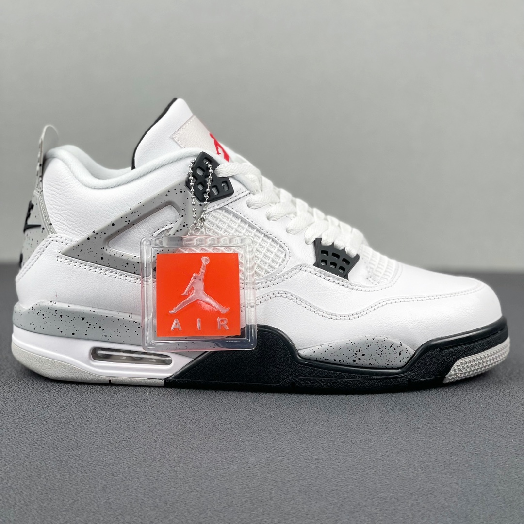 AJ4白水泥尺码:40.5-48.5纯原版-AirJordan4WhiteCementAJ4乔4白水泥白