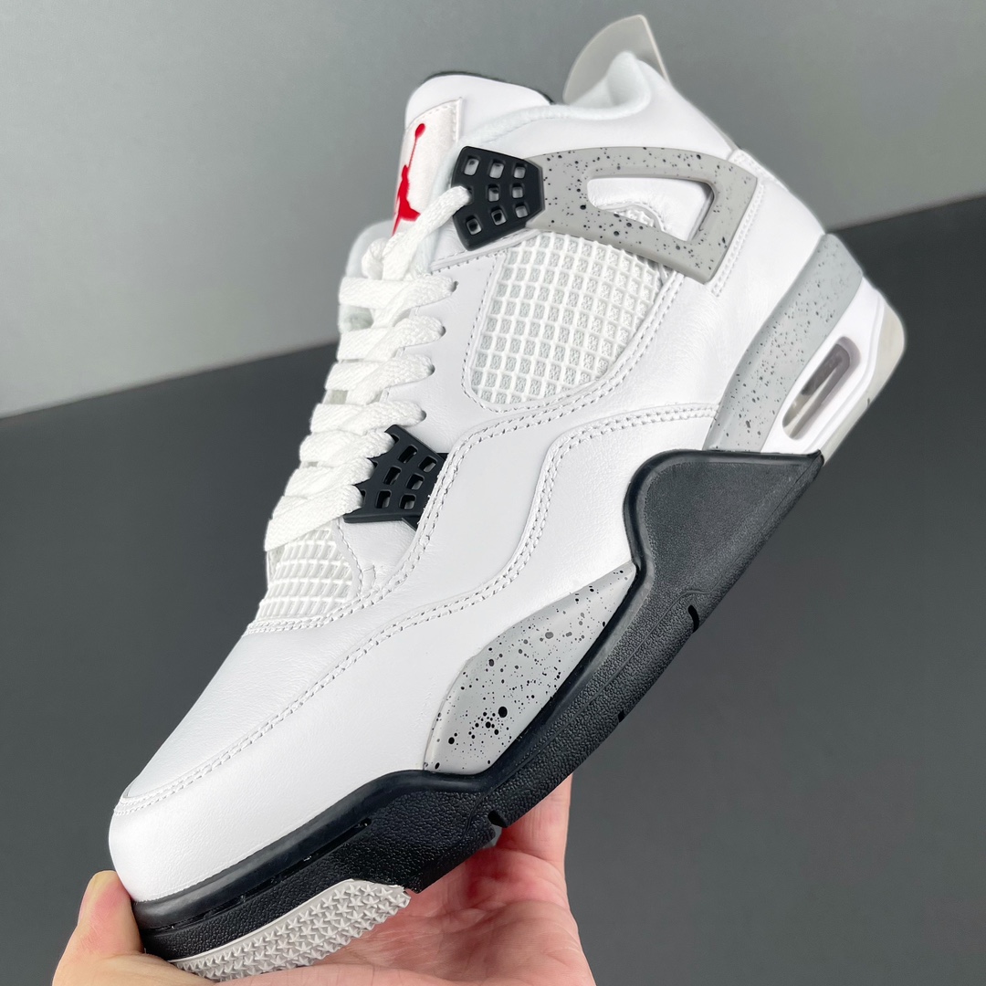 AJ4白水泥尺码:40.5-48.5纯原版-AirJordan4WhiteCementAJ4乔4白水泥白