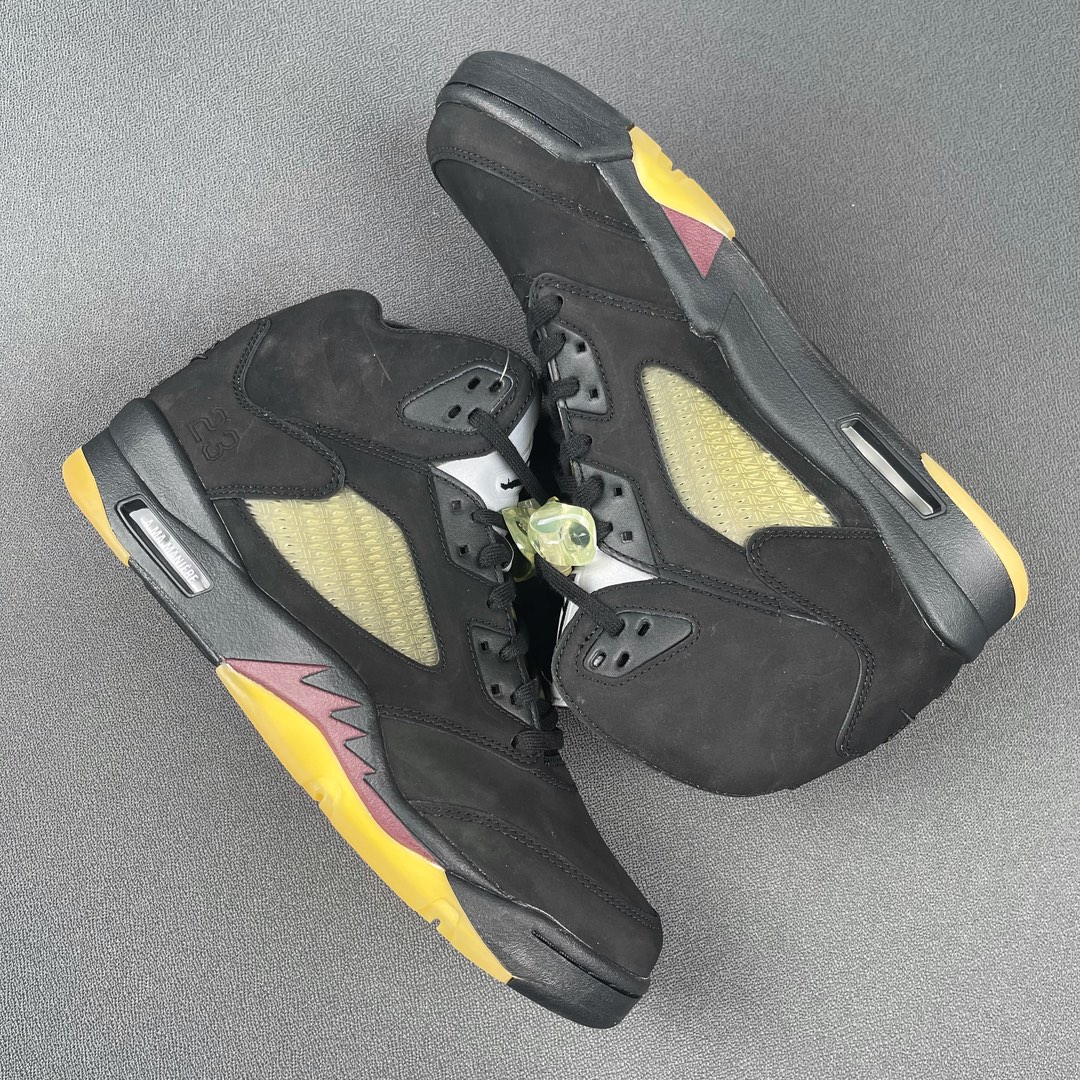 AJ5黑红尺码:40.5-47.5总裁Y3版出品-AMaManiérexAirJordan5“Black