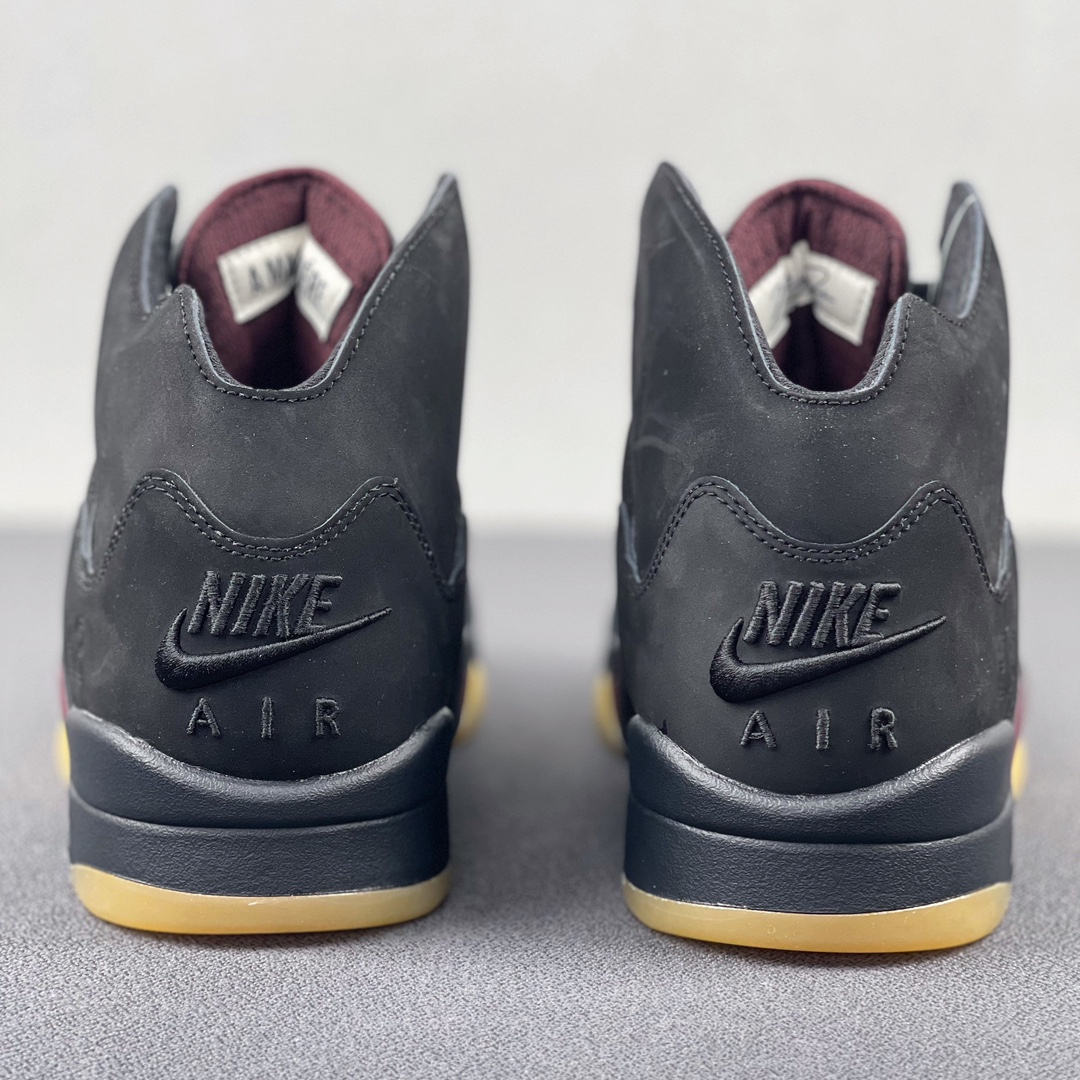 AJ5黑红尺码:40.5-47.5总裁Y3版出品-AMaManiérexAirJordan5“Black