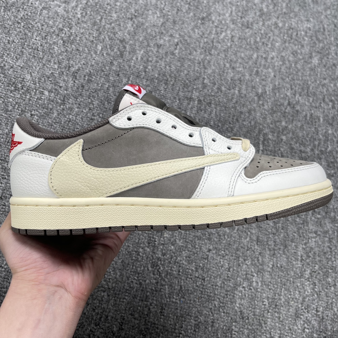 AJ1Low白棕倒钩鞋码40-47.5总裁Y3版出品-StockX-TravisScottxAirJor