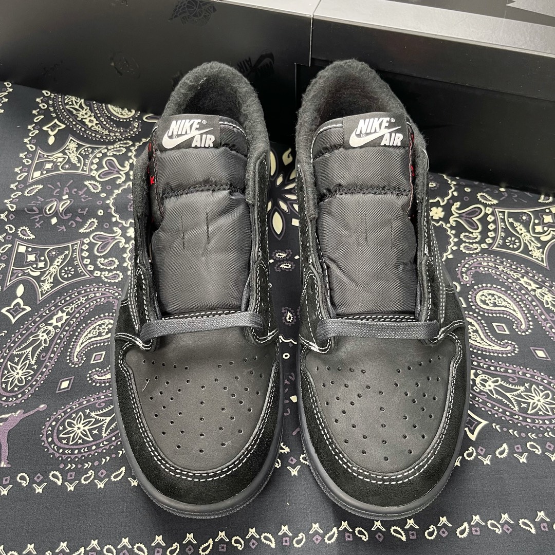 AJLow倒钩全黑尺码40-47.5总裁Y3版出品-StockX-TravisScottxAirJord