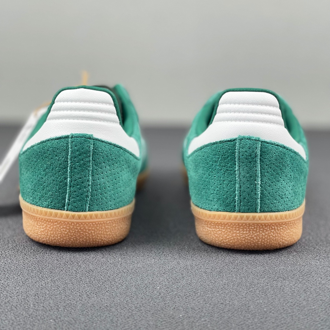 Orginal绿尺码36-45含半码总裁Y3版出品-OrginalsSamba休闲板鞋绿白色条纹H