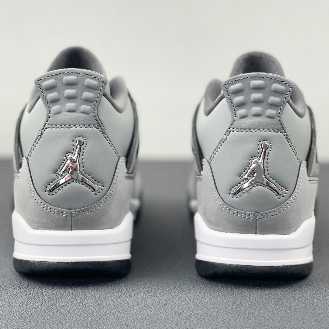 AJ4灰老鼠尺码:40.5-48.5纯原版AirJordan4CoolGreyAJ4灰老鼠酷灰麂皮308