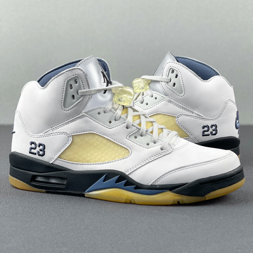 AJ5白黄尺码40-47.5纯原版出品-womensAMaManiérexAirJordan5AJ5白黄