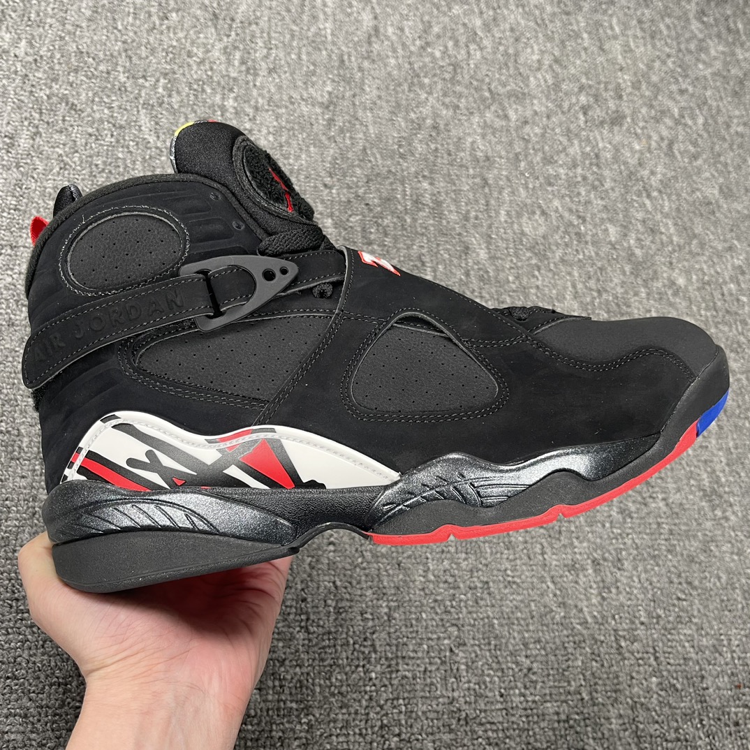 AJ8季后赛尺码:40.5-47.5纯原-AirJordan8RetroAJ8季后赛黑色复古男子高帮篮球