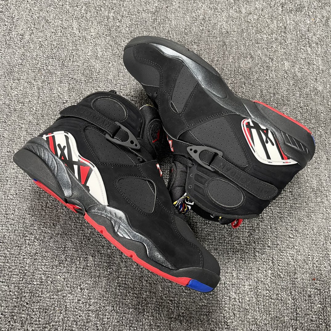 AJ8季后赛尺码:40.5-47.5纯原-AirJordan8RetroAJ8季后赛黑色复古男子高帮篮球