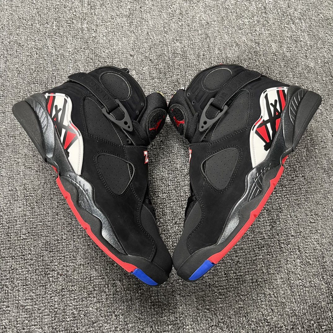 AJ8季后赛尺码:40.5-47.5纯原-AirJordan8RetroAJ8季后赛黑色复古男子高帮篮球