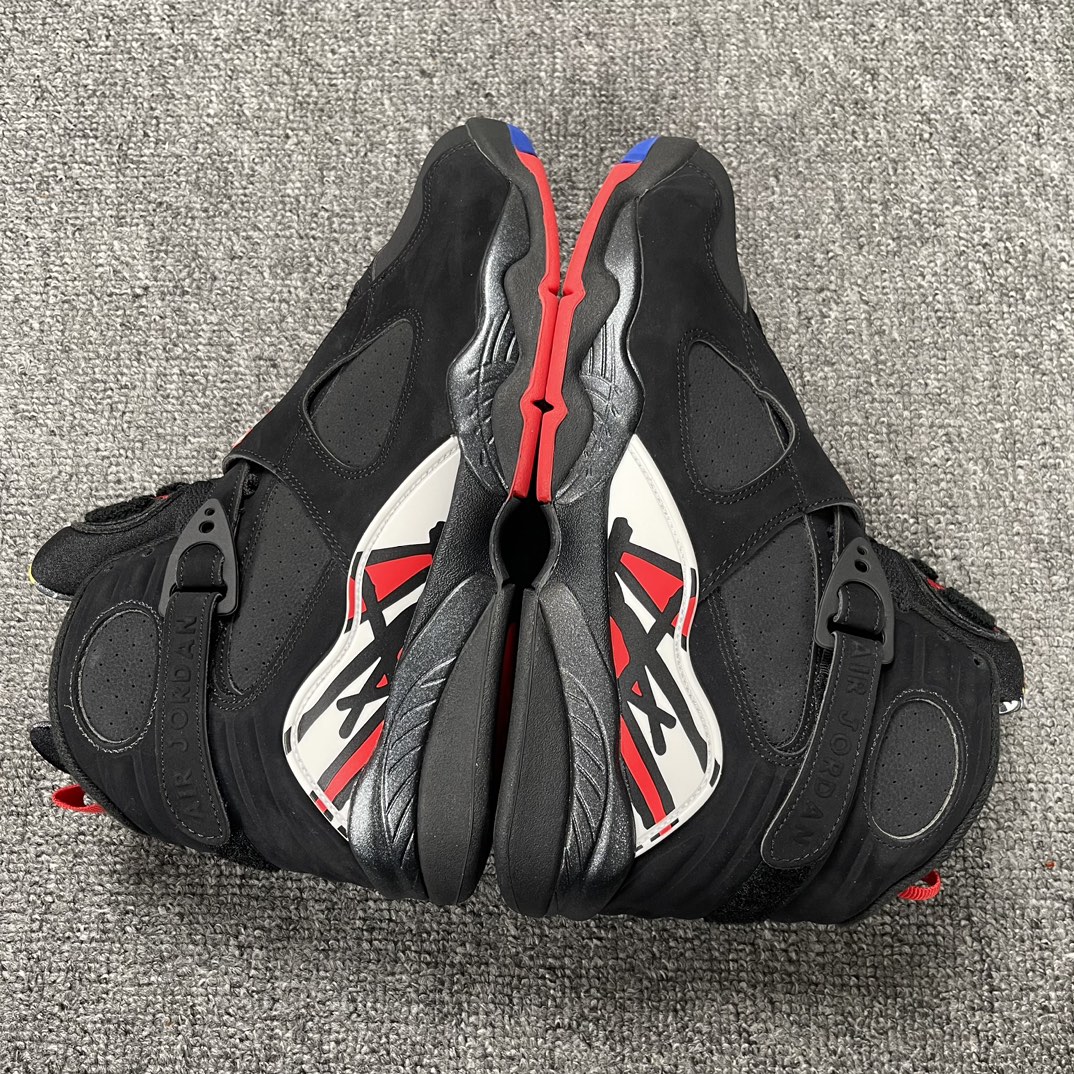 AJ8季后赛尺码:40.5-47.5纯原-AirJordan8RetroAJ8季后赛黑色复古男子高帮篮球