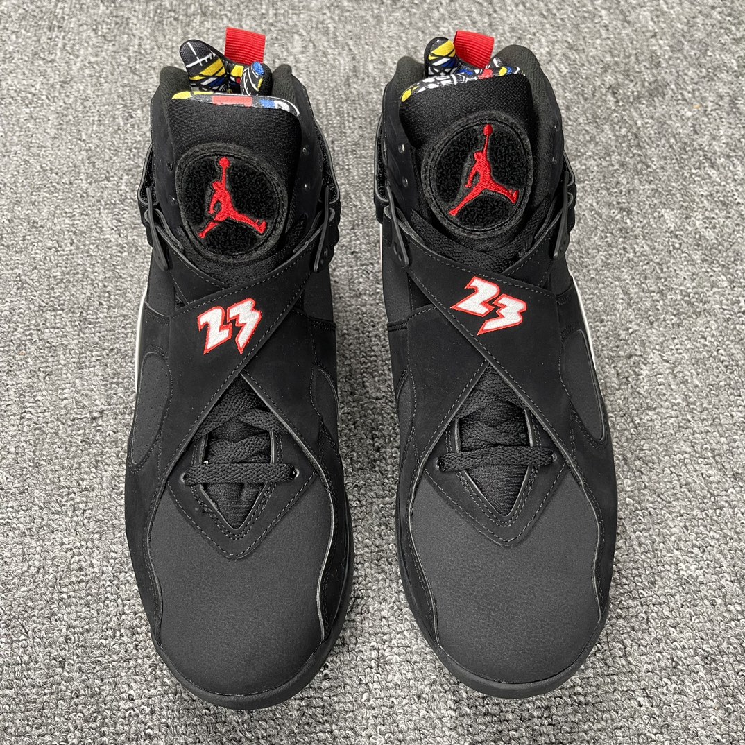 AJ8季后赛尺码:40.5-47.5纯原-AirJordan8RetroAJ8季后赛黑色复古男子高帮篮球