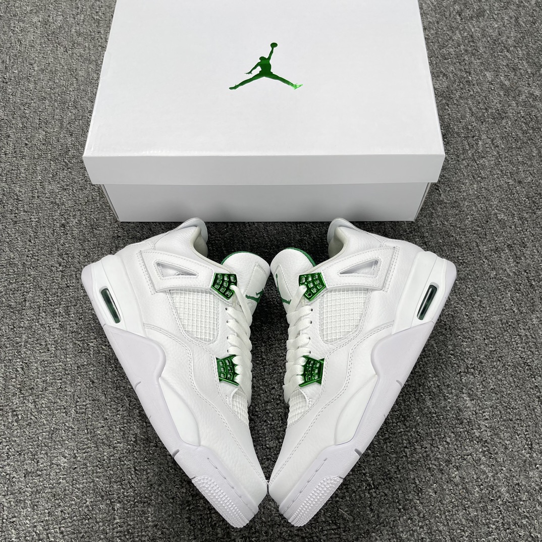 AJ4白绿尺码:40-47.5福利特价总裁R版出品-AirJordan4“PineGreen”AJ4乔4