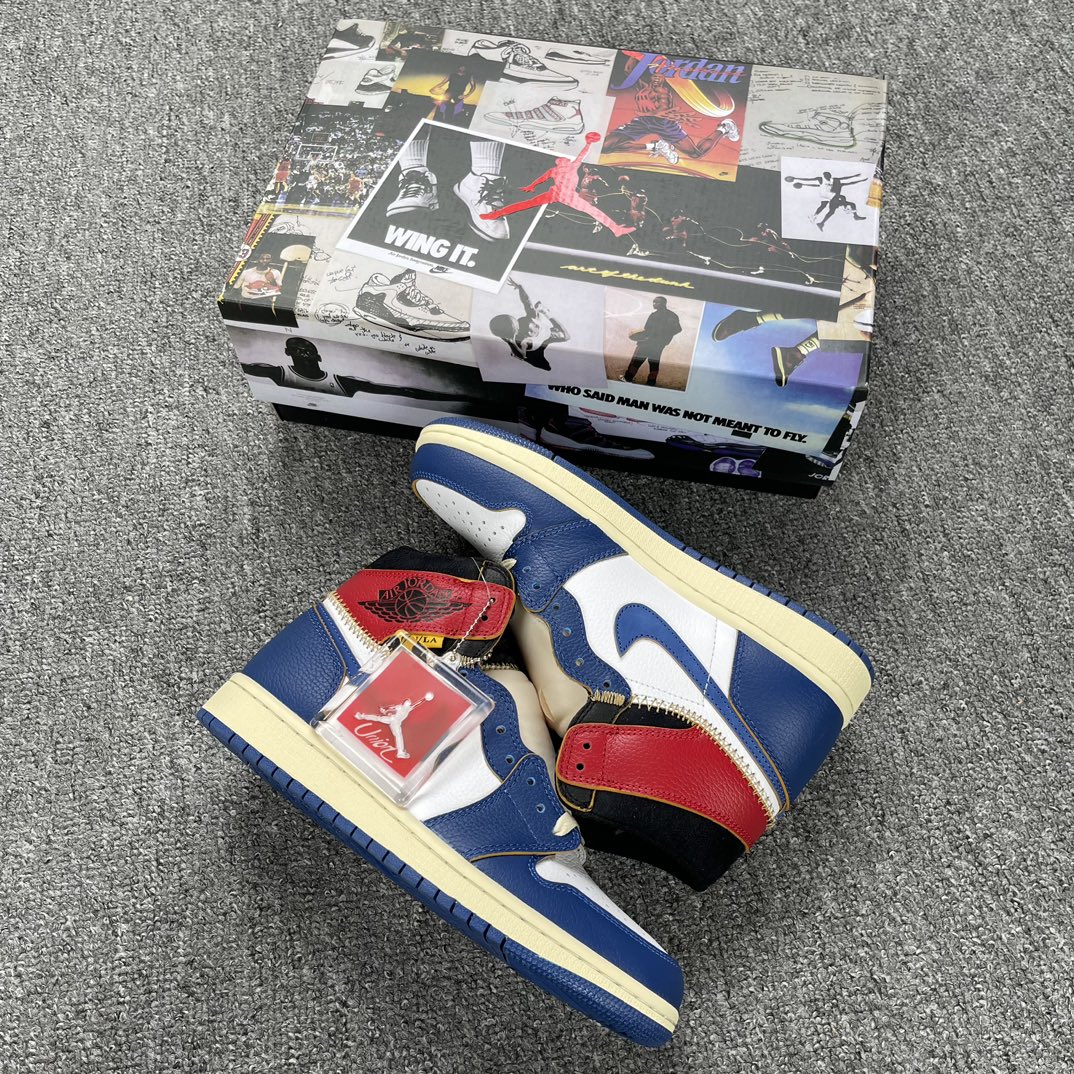 AJ1拼接尺码:36-47.5总裁Y3版出品-AirJordan1xUnionAJ1乔1限量联名四色解构