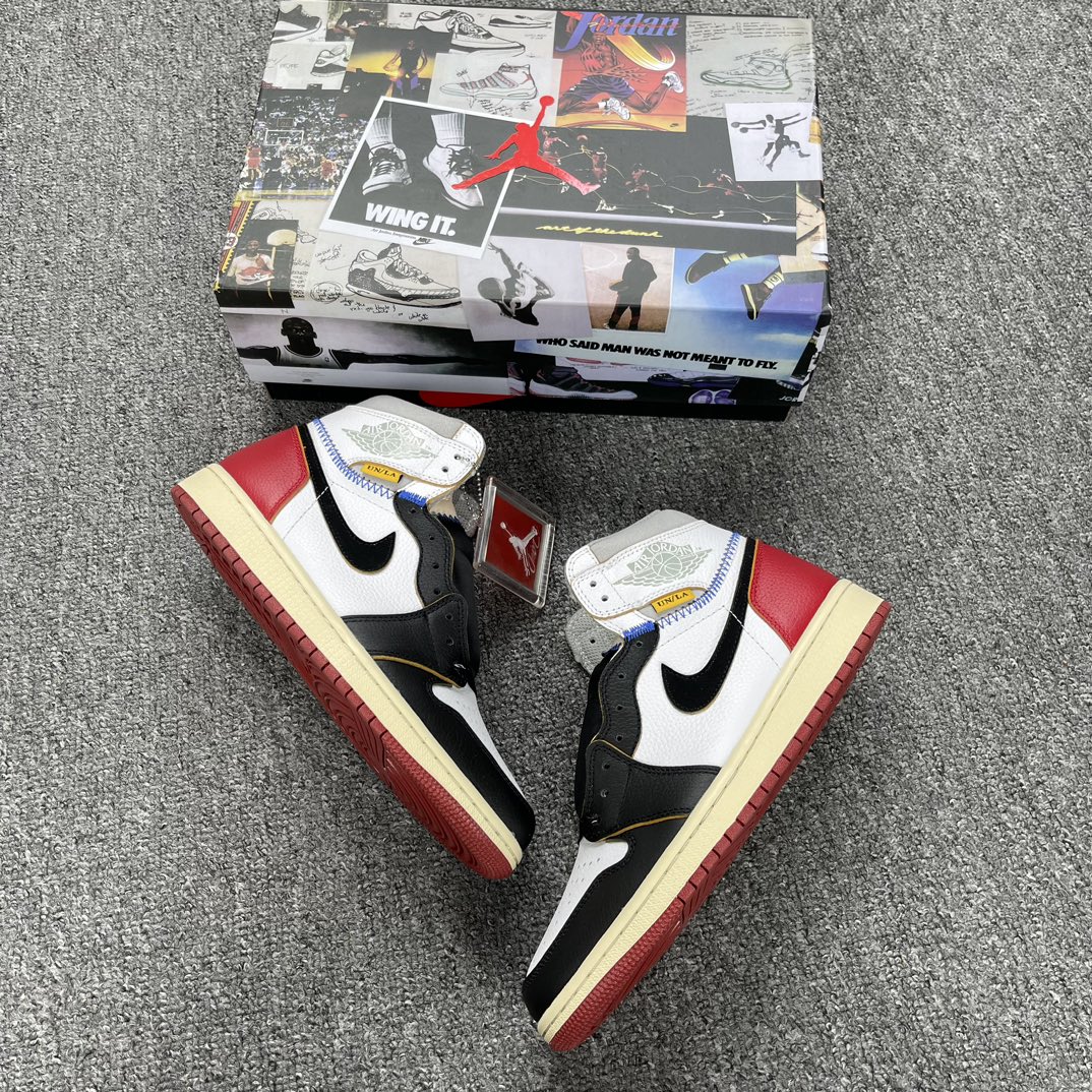 AJ1拼接尺码:36-47.5总裁Y3版出品-UnionxAirJordan1RetroHighPKNR