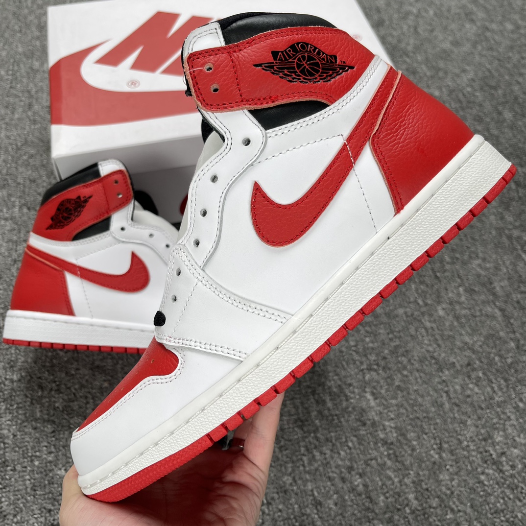 AJ1白红尺码:40-47.5福利特价总裁R版出品-AirJordan1HighOGAJ1乔1白红复古高