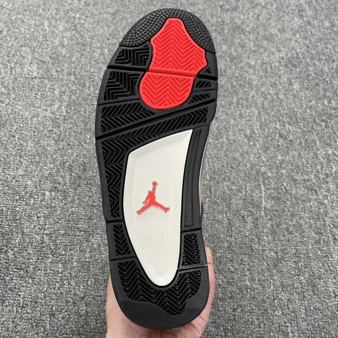 AJ4摩卡尺码:40-48.5AirJordan4AJ4摩卡黑棕麂皮小TS篮球鞋DB0732-200