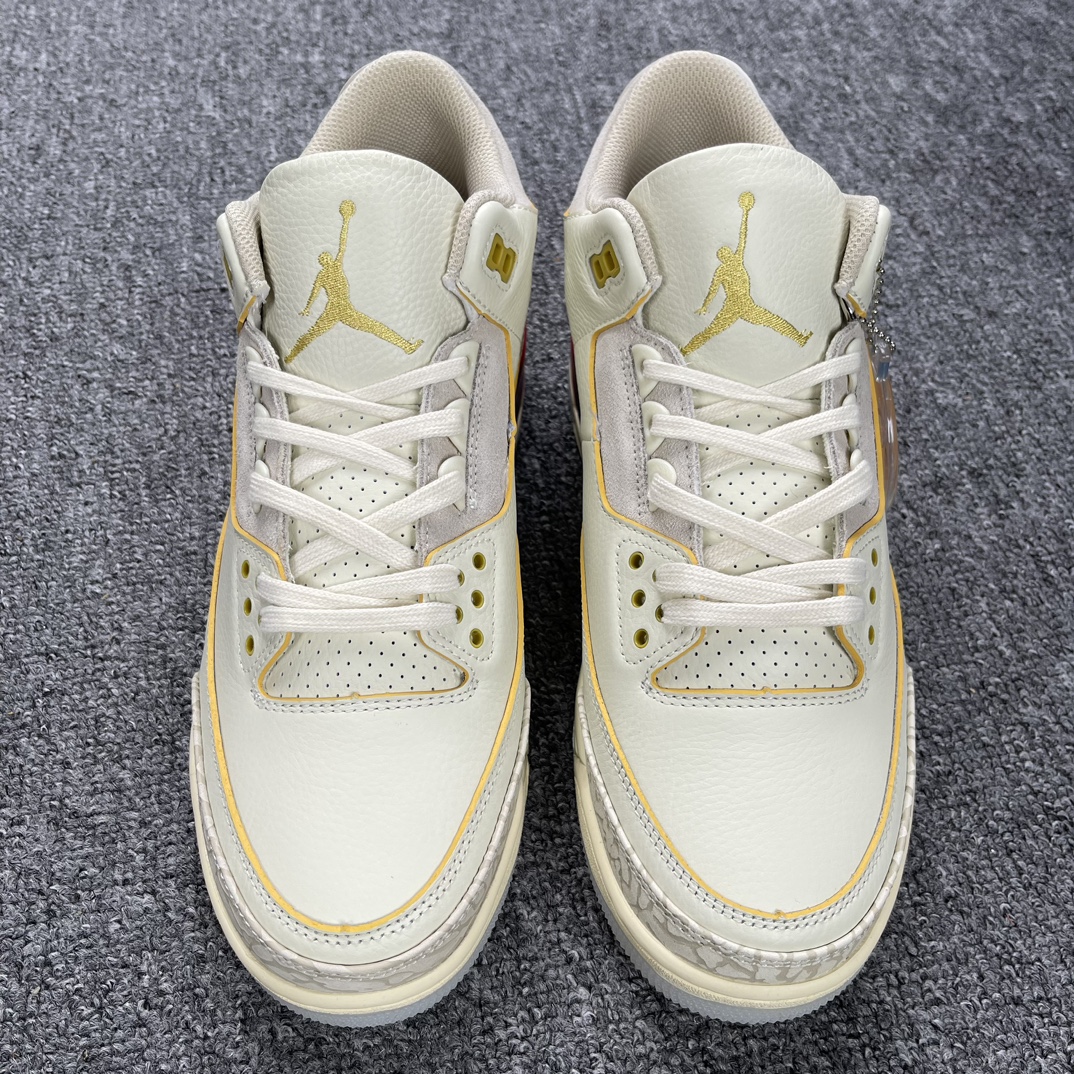 外贸纯原版-J.BalvinxAirJordan3RetroAJ3彩虹渐变FN0344-901尺码40.