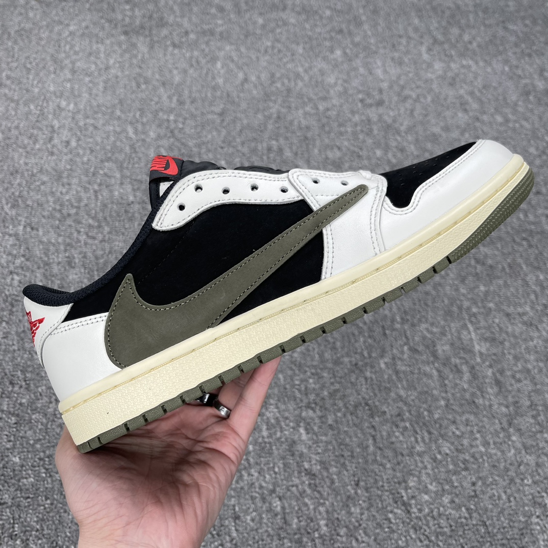 AJ1Low橄榄绿鞋码36-47.5+纯原福利特价-TravisScottxAirJordan1LowO