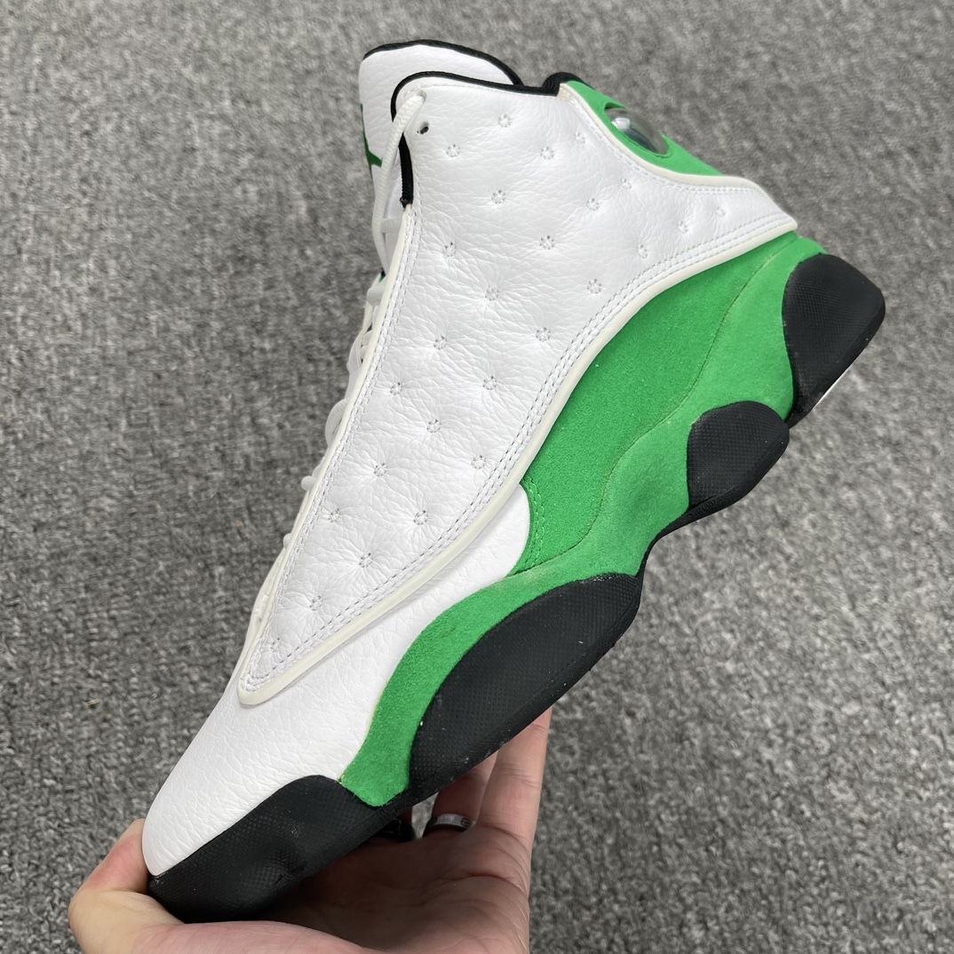 福利套现帮好友抵账套现13代配色东莞顶级工厂AirJordan13白绿配色之前市场300大几的现在低于半