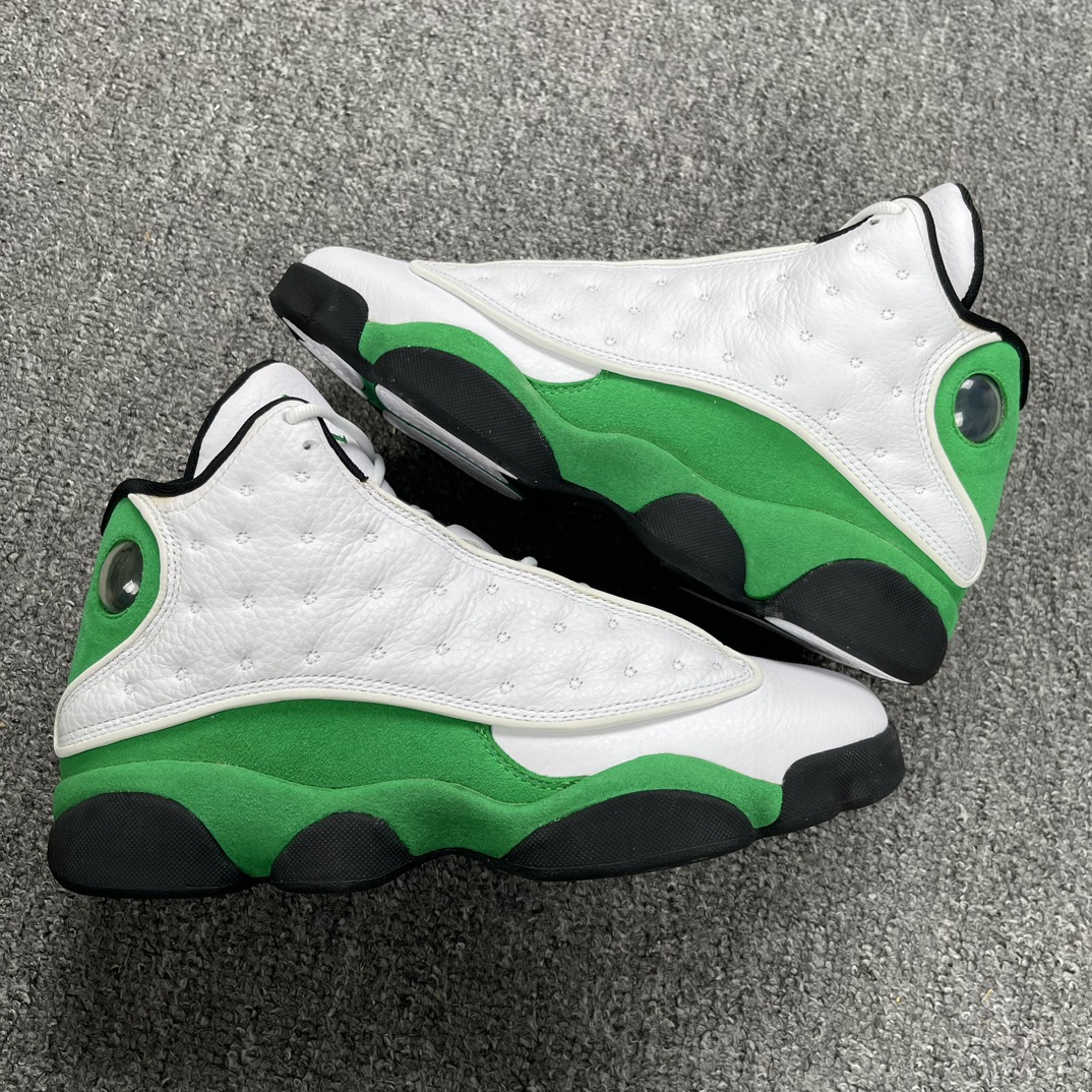 福利套现帮好友抵账套现13代配色东莞顶级工厂AirJordan13白绿配色之前市场300大几的现在低于半