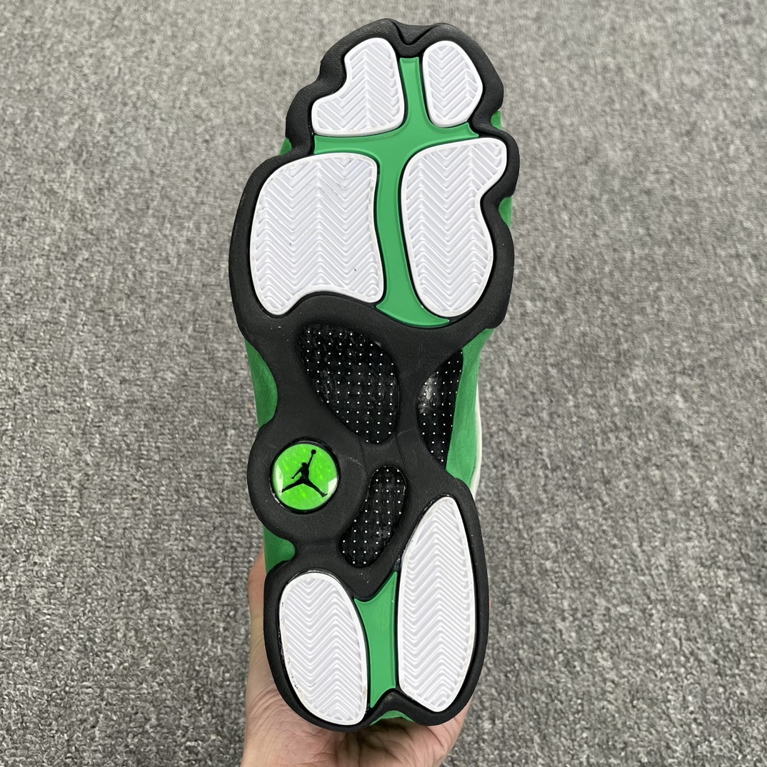 福利套现帮好友抵账套现13代配色东莞顶级工厂AirJordan13白绿配色之前市场300大几的现在低于半