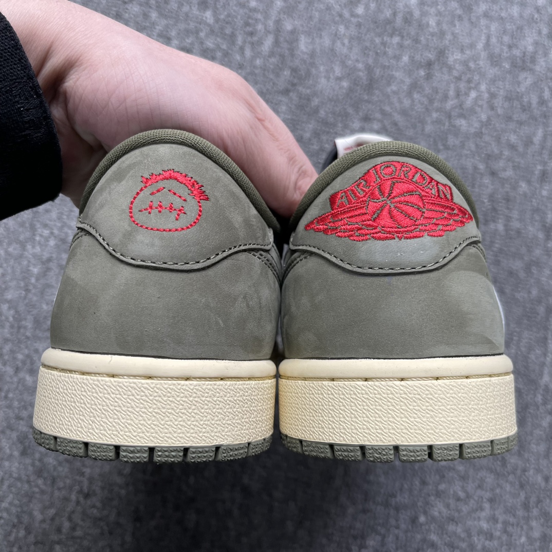 AJlow军绿倒钩尺码:40-47.5纯原-TravisScottxAirJordanAJ1LowOGS