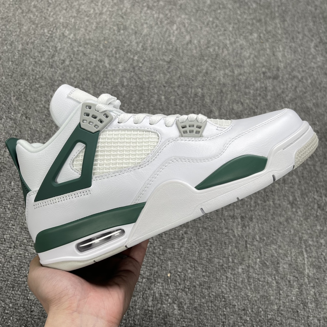 AirJordan4新白绿全码出货真真的原材料直接冲刺市场最便宜的顶级原厂进口材料工厂降低利润只为打开市