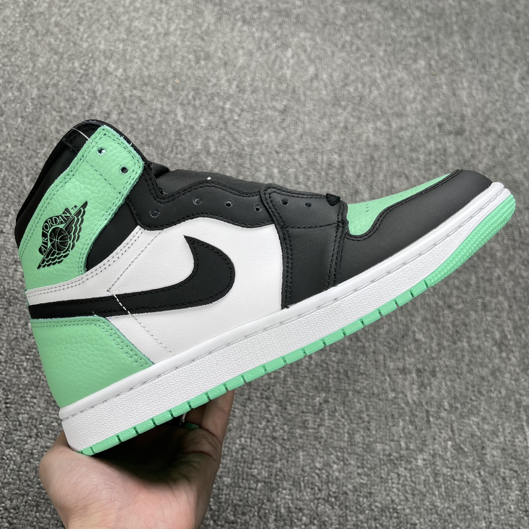 ️工厂清仓大型福利开闸️外贸F版AirJordan1新白浅薄荷绿出货全新高颜值2024款配色清爽百搭的款