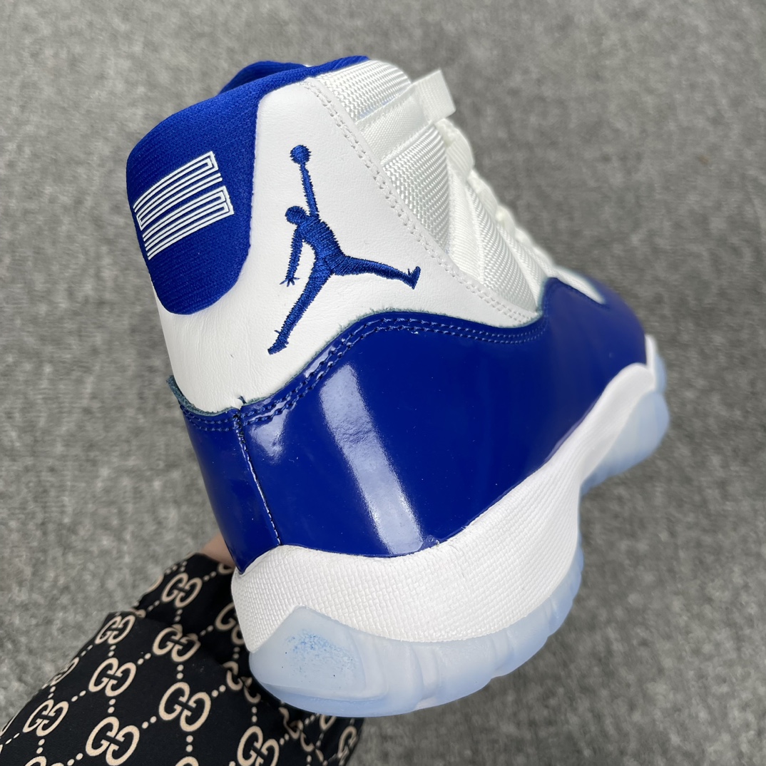 外贸S版AirJordan11白蓝全码出货市场新出外贸工厂目前此配色还没上市市场首家出货国外第一波可以冲