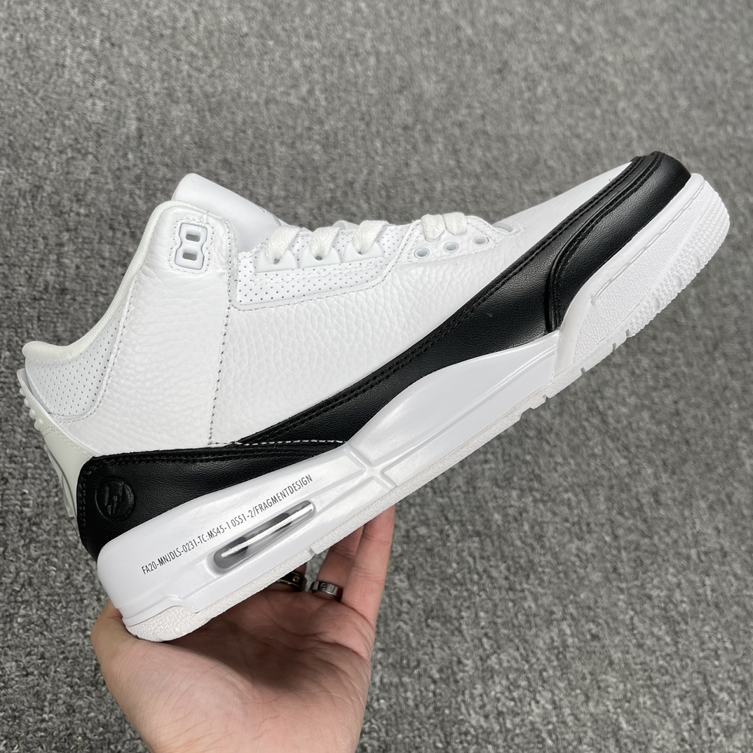 FragmentDesignxAirJordan3AJ3乔3藤原浩闪电联名DA3595-100尺码36-