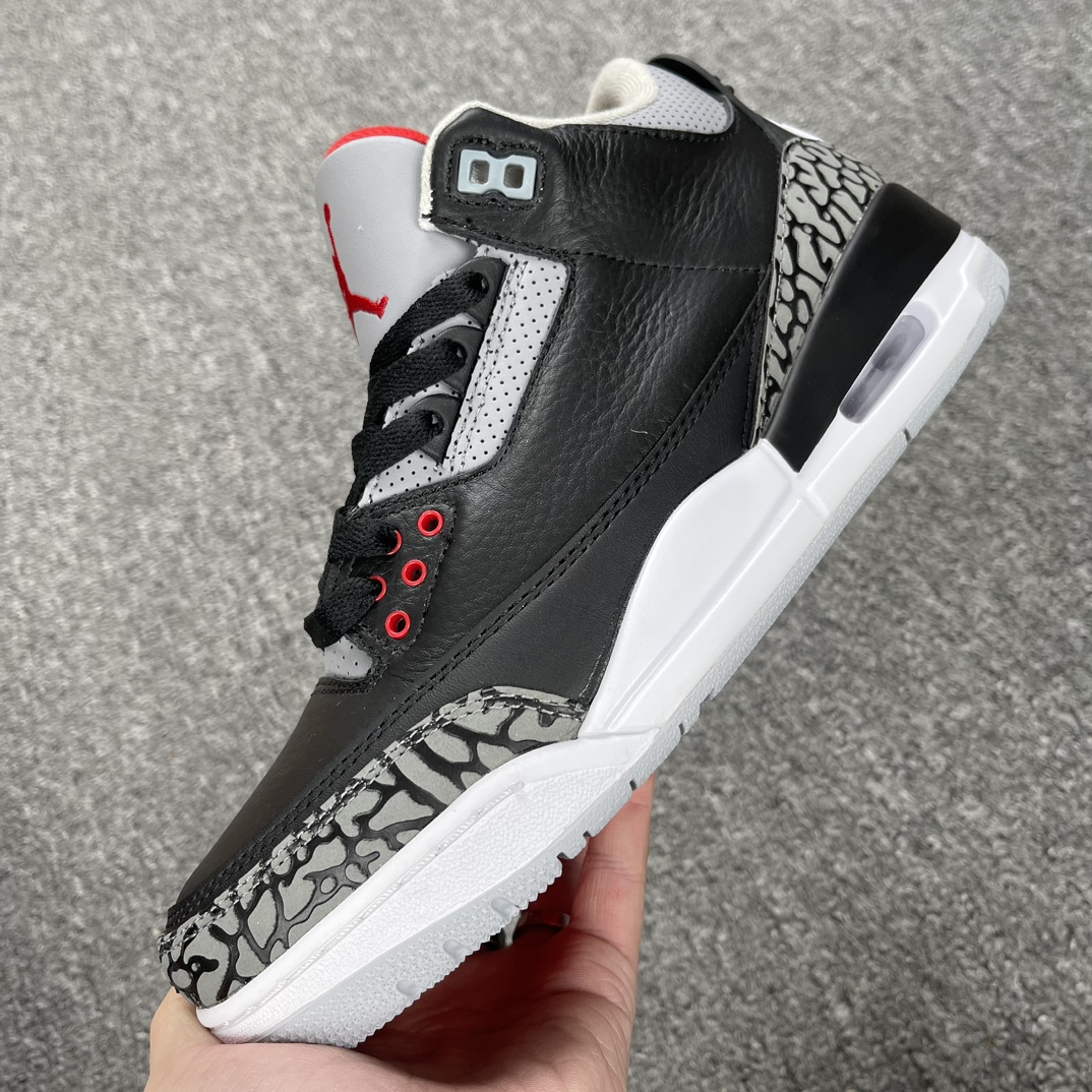 AirJordan3RetroBlackCement2018AJ3乔3复刻黑水泥854262-001尺码