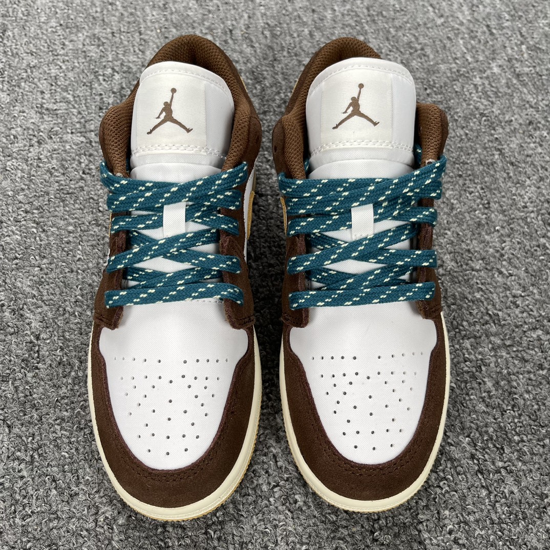 AJLow棕白尺码:35.5-40福利特价-AirJordan1LowGS棕白FB2216-200