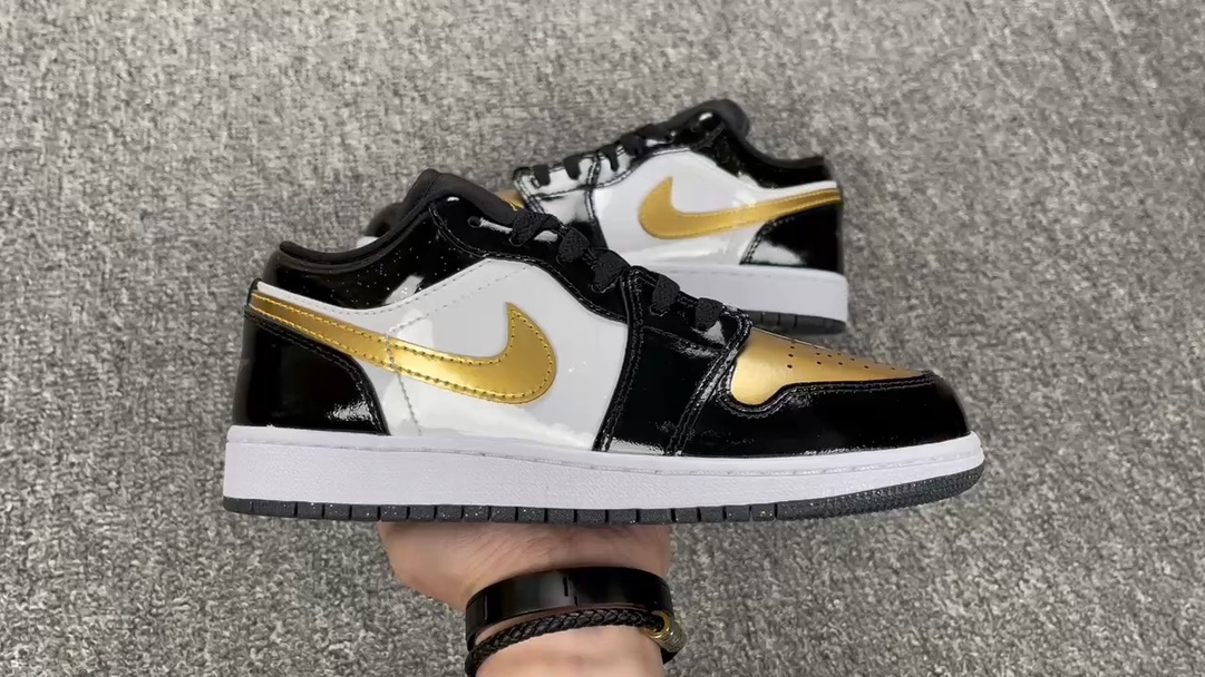 AJLow黑金尺码:35.5-40福利特价-AirJordan1RetroLow黑金DR6970-071